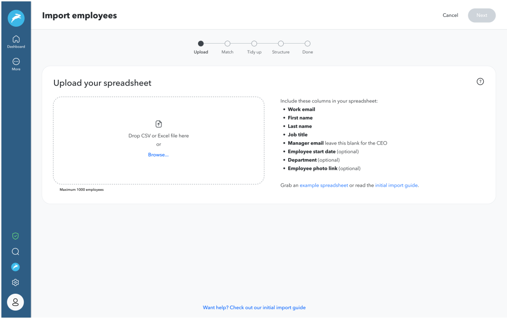 Final design - Upload UI